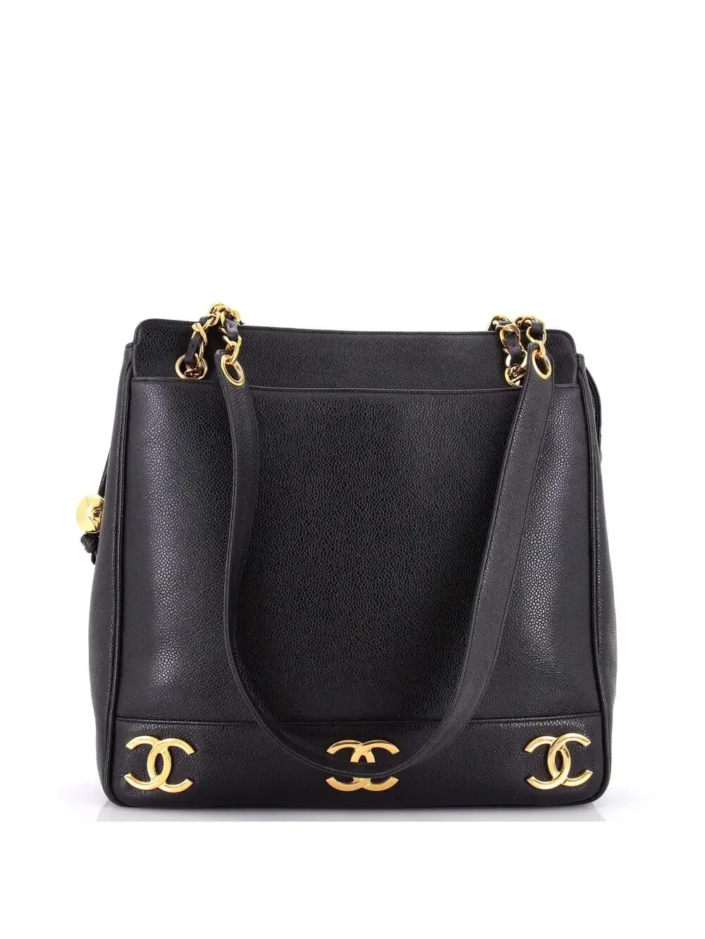 Chanel Vintage Metal Cc Shoulder Bag #301678C33B